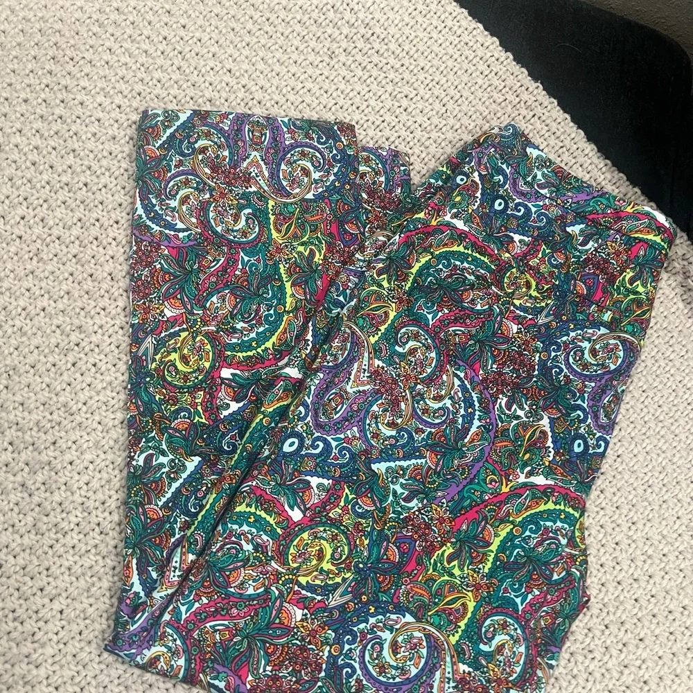 Tommy Hilfiger Multicolor Paisley Leggings - Picture 4 of 7